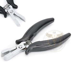 Herramienta Fusion Bond Crusher para Extensiones de Cabello de Queratina, Alicates para Micro Anillos y Perlas, Herramienta Negra para Abrir y Remover Extensiones de Cabello - Product Image 1