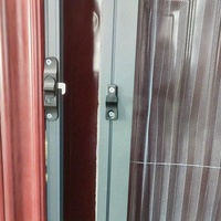Accessoire de quincaillerie en plastique, ensemble de verrouillage de fenêtre coulissante à loquet plat antivol