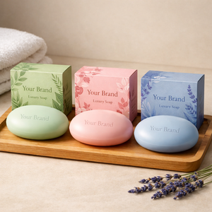 สบู่สมุนไพรสำหรับผู้ใหญ่ ช่วยบำรุงผิวให้นุ่มลื่น ผลิตตามสูตรเฉพาะ รับผลิตแบรนด์ส่วนตัว จำหน่ายแบบขายส่ง - Product Image 4