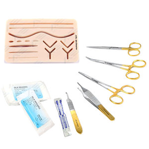 Apto Enterprises High Quality Stainless Steel Surgical Instrument Practice <b>Kit</b> Training Tool <b>Sutur</b> <b>Kit</b> Medic Instruments - Product Image 1