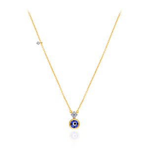 GLEAMORA - Colgante de Diamante Cultivado en Laboratorio con Corte Brillante en Forma de Corazón, Oro Amarillo, Certificado, para Mujer, Moderno, 14K, 2.2g, Uso Diario, Color H - Product Image 1