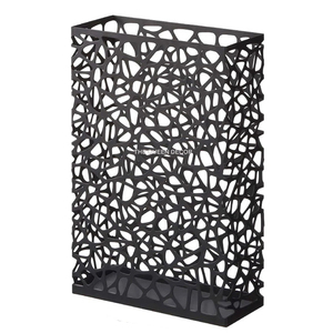Porte-parapluie en métal antirouille à prix abordable, de qualité supérieure, avec revêtement noir - Product Image 5