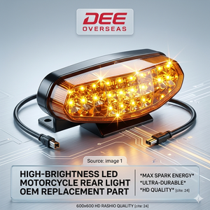 ชุดไฟท้ายรถจักรยานยนต์ LED ไฟเบรก ไฟหยุด ความสว่างสูง อะไหล่ทดแทน OEM - Product Image 2
