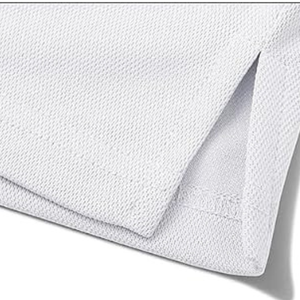 Polo pour homme blanc à col zippé, ourlet fendu, manches courtes, décontracté, professionnel, respirant, pour le golf - Product Image 5