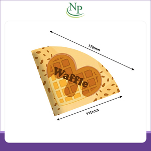 Los Mejores Conos de Papel para Waffles Desechables y Ecológicos de Calidad Alimentaria Premium para Llevar a Domicilio a Precio de Mayoreo - Product Image 2