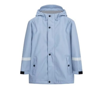 Custom Waterproof Rain Coat for <b>Men</b> & Women | PVC & Polyester Rain Jacket | Windproof Hooded <b>Raincoat</b> - Product Image 2