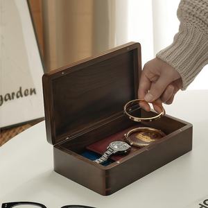 NEW Walnut Wood <b>Drawer</b> for Jewelry Organizer High-end Solid Wood Jewelry <b>Storage</b> <b>Box</b> - Product Image 6