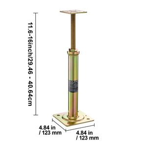 Paquete de 4 Gatos Hidráulicos para el Hogar, Rango de Altura de 11.6 a 16 Pulgadas, Capacidad de Carga Máxima de 2500 Libras, Soporte Ajustable para Vigas y Paletas - Product Image 2