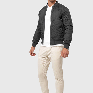 Chaqueta Bomber Extra Grande Premium con Bordado Personalizado, Ropa Urbana de Moda para Hombre - Product Image 1