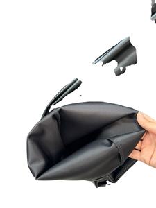 Pantalon femme vintage d'été en toile crochetée, taille haute élastique, coupe droite, ODM - Product Image 2