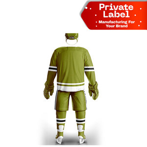 Maillot de hockey sur glace personnalisé avec logo imprimé, kit respirant en maille, uniforme de hockey sur glace sublimé sur mesure avec marque privée - Product Image 1
