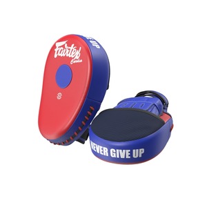Nuevos Guantes Curvos Fairtex Rojos y Azules de Cuero para Entrenamiento de Boxeo, MMA, Muay Thai, Equipo de Protección para Sparring - Product Image 1