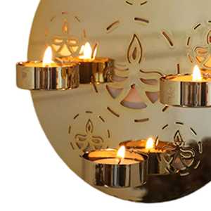 Candelabro de pared decorativo para sala de estar, oficina, baño, hogar, jardín, elegante - Product Image 3