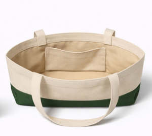 Custom Wholesale Western Style Striped Printed <b>Canvas</b> <b>Tote</b> Bag with Handles, Large Capacity Casual Handbag for Travel, Shopping - Product Image 5