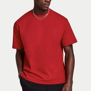 Camiseta de Hombre de Alta Calidad, 260G, Algodón, Talla Grande, Personalizada, Cuello Redondo, Estampado DTG, Logotipo e Impresión de Letras, Relieve 3D - Product Image 6