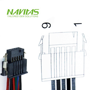 ชุดสายไฟ Isdf แบบแถวคู่10ทาง1.27มม. พร้อมขั้วต่อตัวผู้ที่เป็นไปตามมาตรฐาน UL และ ROHS - Product Image 6