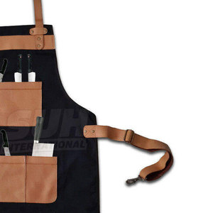 Nouveaux tabliers de cuisine écologiques et respirants sans manches, à sangle réglable, de haute qualité pour usage professionnel, tabliers de chef et de bar - Product Image 5