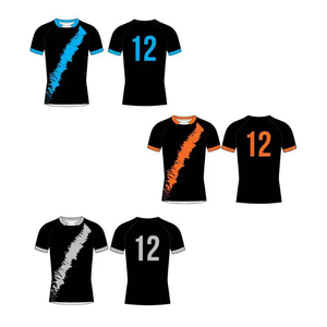 Maillot de football personnalisé avec logo imprimé, en mesh respirant et à séchage rapide, pour hommes, maillot de football de France avec nom de l'équipe, vêtements de football pour hommes - Product Image 5