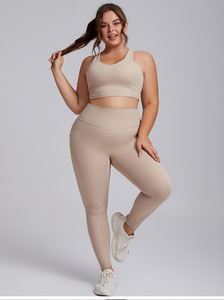 Conjunto Deportivo de Dos Piezas para Mujer, Ropa de Yoga, Bra Deportivo y Leggings, para Gimnasio, Ejercicio y Entrenamiento - Product Image 2