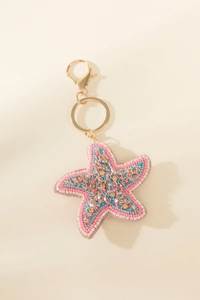 Beaded Coffee Cup Keychain Cute Handmade <b>Bag</b> <b>Charm</b> for Women - Product Image 3