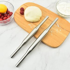 Reine International Eco-Friendly Non-Stick Stainless Steel <b>Rolling</b> <b>Pin</b> for Pizza Baking Pie Crust Cookie Pastry-Dishwasher Safe - Product Image 1