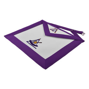 Insignia Masónica Maestro Masón, Logotipo de la Logia Azul, Bordado en Tela, Imán de Lujo, Compás Triangular Cosido, Pin de Seguridad de Origen Masónico - Product Image 6