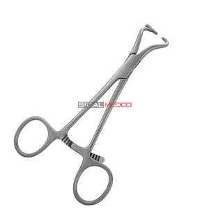 Pinzas de reducción y reposicionamiento óseo de grado quirúrgico, de trece centímetros, de acero inoxidable, instrumento ortopédico - Product Image 2