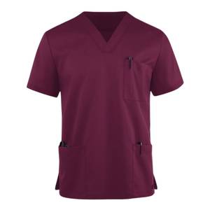 Ensemble d'uniformes médicaux en coton respirant pour infirmières et personnel hospitalier – Haut et pantalon en mélange de coton – Vente en gros - Product Image 3