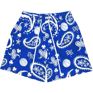 Shorts en maille pour homme, style bandana paisley, streetwear, style basketball, légers, respirants, shorts de sport - Product Image 1