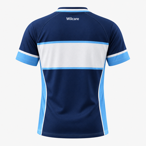 Camiseta Deportiva Transpirable de Poliéster para Hombre Wilcare, Color Verde Azulado, Blanco y Negro, Estampado por Sublimación, Ropa Deportiva Informal para Adultos - Product Image 4