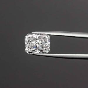 Vente en gros usine – Diamant Moissanite blanc D VVS taille Radiant cultivé en laboratoire, certifié IGI, pierre libre pour la fabrication de bijoux - Product Image 3