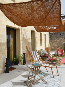 Breathable Woven Triangle Coconut Fiber Sunshade Net Coco <b>Shade</b> Sail for Agriculture and Outdoor Use - Product Image 5