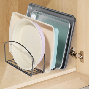Metal Kitchen <b>Rack</b> for <b>Baking</b> <b>Trays</b> Cutting Boards and Bakeware Storage Countertop Organizer Kitchen Cabinet Storage <b>Rack</b> - Product Image 2