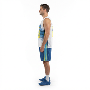 Camiseta Deportiva Personalizada Reversible de Lacrosse, Malla de Poliéster Sublimada, Absorbe la Humedad, Cuello Redondo, Estilo WILDCATS LAX - Product Image 3