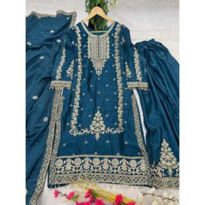 Designer Women's Party Wear Top-Bottom and Beautiful Dupatta <b>Set</b> - Product Image 2