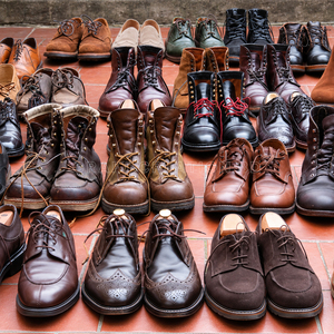 Botas de Trabajo Básicas de Cuero 100% Genuino para Hombre, Antideslizantes, con Suela de Goma, Calzado Personalizado de Bangladesh - Product Image 1