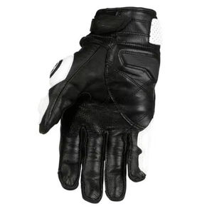 Gants de moto unisexes en cuir véritable blanc, noirs, pour la course, la moto, la protection contre le vent, l'hiver, l'été, le ski en plein air - Product Image 6
