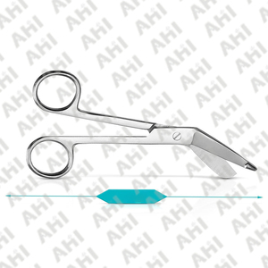 Heavy Duty Stainless Steel High Quality Surgical Lister Bandage Scissors Basis Surgical Instruments Lister Scissors - Product Image 2