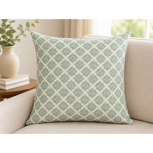 Premium Cotton Linen Floral <b>Cushion</b> <b>Cover</b> | Soft Printed Decorative Pillow <b>Cover</b> | Elegant Decorative Throw Pillow <b>Cover</b> - Product Image 2
