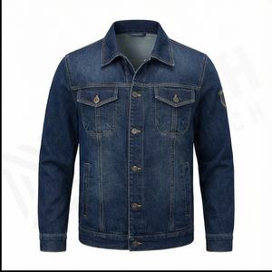 Nouveau style de veste d'hiver en jean taille normale de haute qualité vêtements pour hommes veste en jean d'hiver de haute qualité respirante - Product Image 2