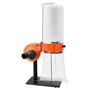 เครื่องดูดฝุ่นแบบกรวยวอร์เท็กซ์ 800 CFM 2.5 ไมครอน 1 แรงม้า ระบบเก็บขี้เลื่อย ความจุขนาดใหญ่ 16 แกลลอน สำหรับเก็บฝุ่น - Product Image 1