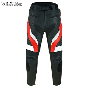Nuevo Traje de Motociclista de 2 Piezas OEM ODM, Traje de Cuero para Motociclista, Color Negro y Rojo, Estilo Unisex, Ropa Deportiva - Product Image 6