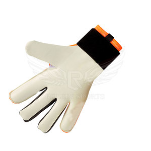 Guantes de Portero de Fútbol ROLEIN SPORTS, Color Naranja y Blanco, de Cuero, Cierre Ajustable con Gancho y Bucle, Antideslizantes, Transpirables, de Alta Calidad - Product Image 6