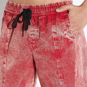 Sudadera con capucha de forro polar grueso personalizable OEM, pantalones deportivos de invierno de algodón liso con cierre elástico en la cintura, chándal con logo impreso - Product Image 6