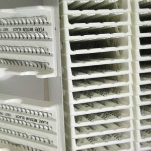 Private Label Handmade Synthetic Hair Korean PBT Knot-Free Volume Individual Cluster Lashes <b>Fluffy</b> Curl C Dense Black Vietnam - Product Image 4