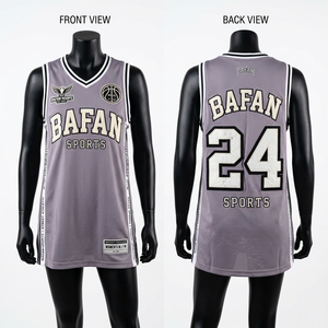 Camiseta de Baloncesto de Malla de Poliéster Premium de 180 GSM, Rosa con Paneles Negros, Logotipo Personalizado en Tackle Twill - Product Image 3