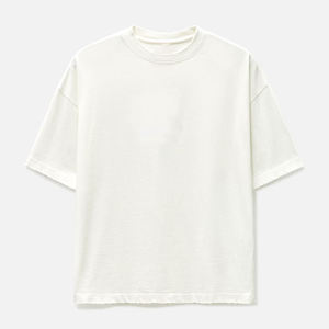 T-shirt à col rond en polyester à séchage rapide, vente en gros, léger, respirant, pour hommes, entraînement sportif d'été, manches courtes - Product Image 2