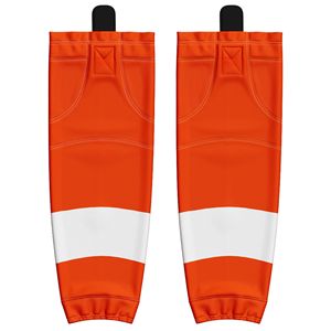 Wholesale Price Customize Design Stretch Sublimated Team Wear Durable <b>Polyester</b> Material Crew Grip Ice Hockey <b>Socks</b> Stripe Style - Product Image 1