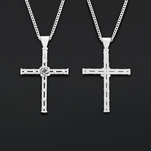 Pendentif BOJ RCJ 018, style victorien, personnalisé, rose-croix rosicrucienne, fait main, argent sterling, symbole alchimique, prix bas, en solde - Product Image 5