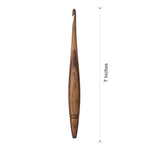 Agujas de Tejer de Madera Hechas a Mano, Diseño Ergonómico, Ecológicas, Duraderas, Acabado Liso, 11.5 cm de Largo, 1 mm de Grosor - Product Image 3